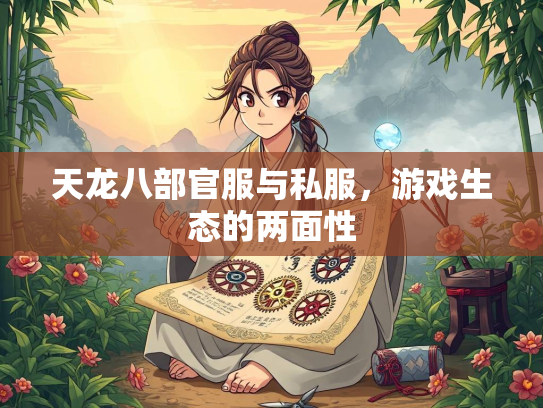 天龙八部官服与私服，游戏生态的两面性