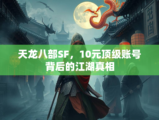 天龙八部SF，10元顶级账号背后的江湖真相  第3张