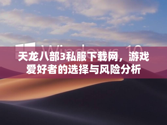 天龙八部3私服下载网，游戏爱好者的选择与风险分析  第3张