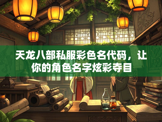 天龙八部私服彩色名代码，让你的角色名字炫彩夺目