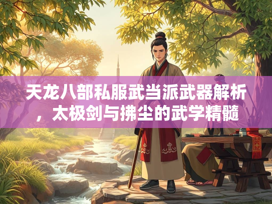 天龙八部私服武当派武器解析，太极剑与拂尘的武学精髓  第2张