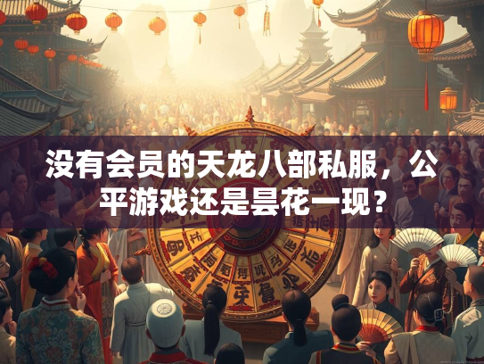 没有会员的天龙八部私服，公平游戏还是昙花一现？
