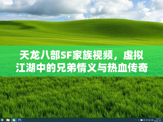 天龙八部SF家族视频，虚拟江湖中的兄弟情义与热血传奇