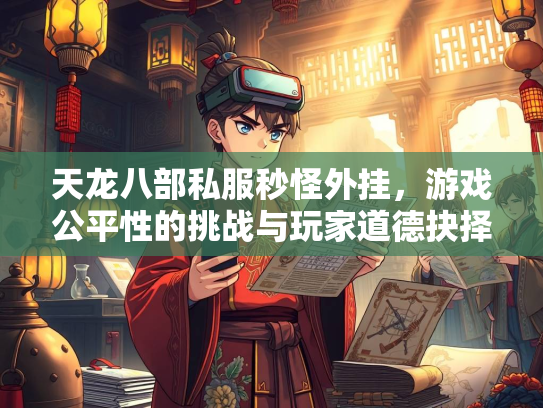 天龙八部私服秒怪外挂，游戏公平性的挑战与玩家道德抉择  第2张