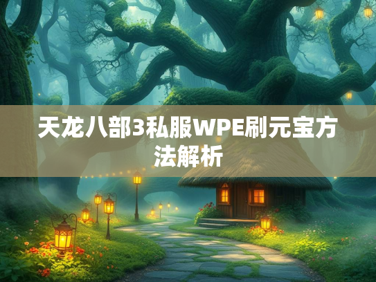 天龙八部3私服WPE刷元宝方法解析  第3张