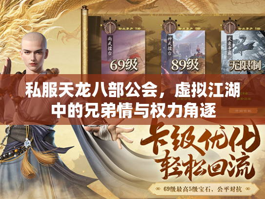 私服天龙八部公会，虚拟江湖中的兄弟情与权力角逐  第2张