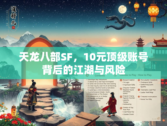 天龙八部SF，10元顶级账号背后的江湖与风险  第3张