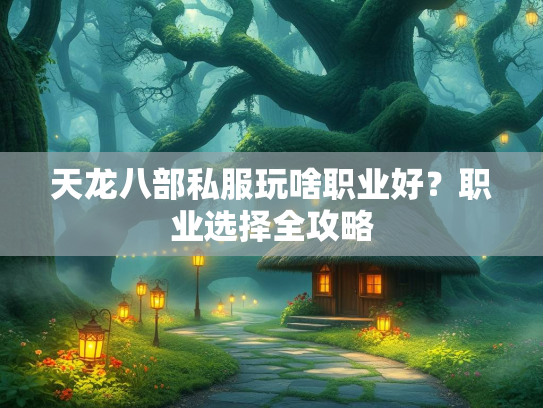 天龙八部私服玩啥职业好？职业选择全攻略
