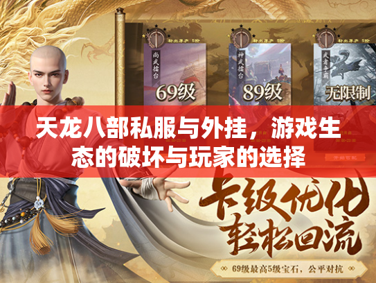 天龙八部私服与外挂，游戏生态的破坏与玩家的选择  第1张