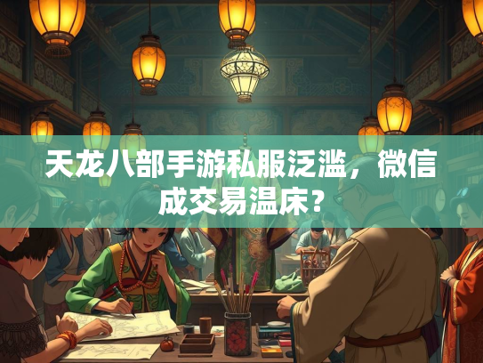 天龙八部手游私服泛滥，滥微微信成交易温床？  第1张