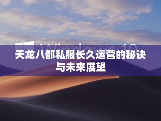 天龙八部私服长久运营的秘诀与未来展望  第2张