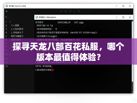 探寻天龙八部百花私服，哪个版本最值得体验？  第2张