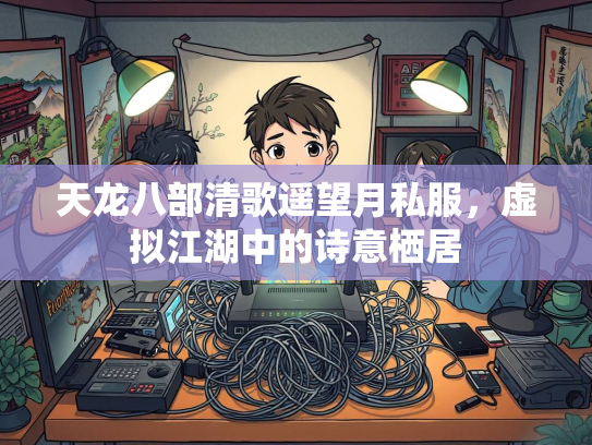 天龙八部清歌遥望月私服，虚拟江湖中的诗意栖居  第1张