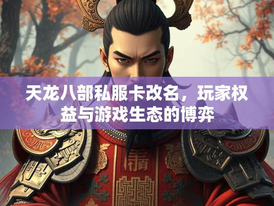 天龙八部私服卡改名，玩家权益与游戏生态的博弈  第3张