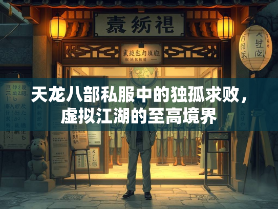 天龙八部私服中的独孤求败，虚拟江湖的至高境界  第3张