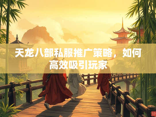 天龙八部私服推广策略，如何高效吸引玩家  第4张