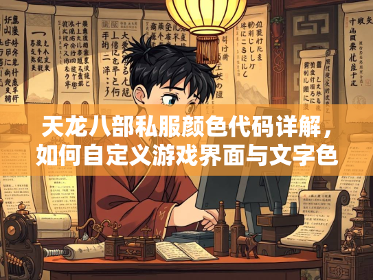 天龙八部私服颜色代码详解，如何自定义游戏界面与文字色彩  第1张