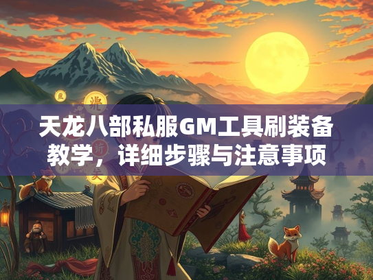 天龙八部私服GM工具刷装备教学，详细步骤与注意事项