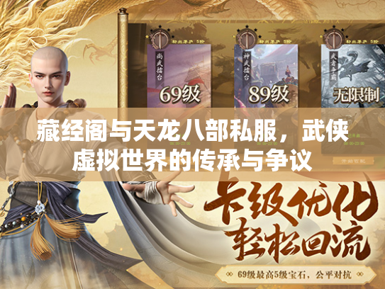 藏经阁与天龙八部私服，武侠虚拟世界的传承与争议