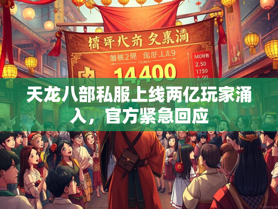 天龙八部私服上线两亿玩家涌入，官方紧急回应