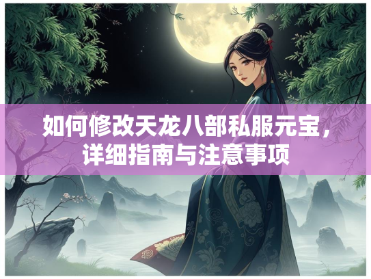 如何修改天龙八部私服元宝，详细指南与注意事项