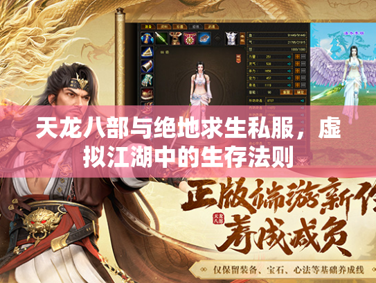 天龙八部与绝地求生私服，虚拟江湖中的生存法则