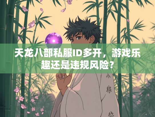 天龙八部私服ID多开，游戏乐趣还是违规风险？