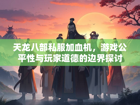 天龙八部私服加血机，游戏公平性与玩家道德的边界探讨