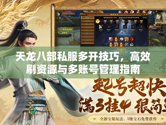 天龙八部私服多开技巧，高效刷资源与多账号管理指南