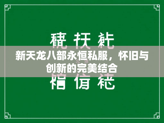 新天龙八部永恒私服，怀旧与创新的完美结合