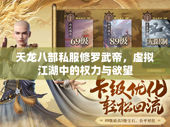 天龙八部私服修罗武帝，虚拟江湖中的权力与欲望