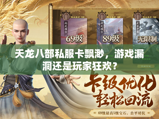 天龙八部私服卡飘渺，游戏漏洞还是玩家狂欢？  第2张