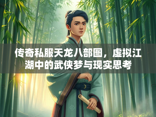 传奇私服天龙八部图，虚拟江湖中的武侠梦与现实思考