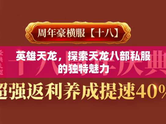 英雄天龙，探索天龙八部私服的独特魅力  第1张