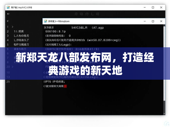 新郑天龙八部发布网，打造经典游戏的新天地  第4张