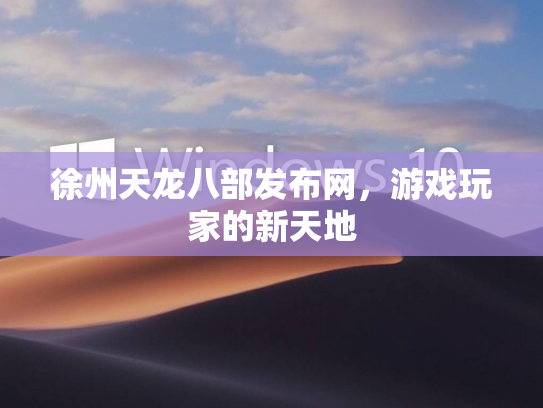 徐州天龙八部发布网，游戏玩家的新天地  第2张