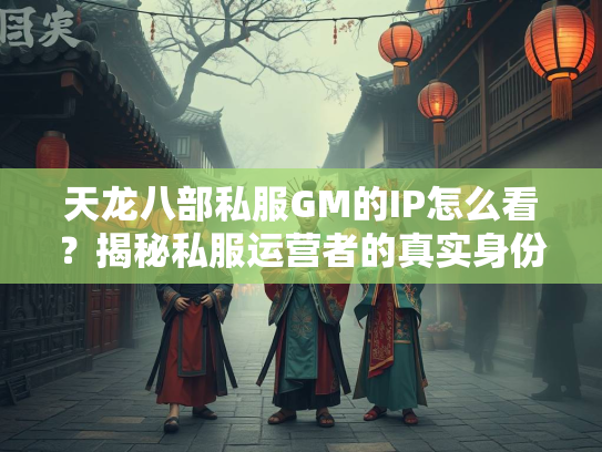 天龙八部私服GM的IP怎么看？揭秘私服运营者的真实身份  第5张