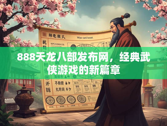 888天龙八部发布网，经典武侠游戏的新篇章