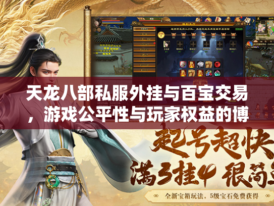 天龙八部私服外挂与百宝交易，游戏公平性与玩家权益的博弈  第3张