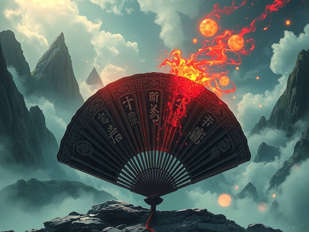 玄铁扇现世，探秘天龙八部私服中的绝世神兵  第5张