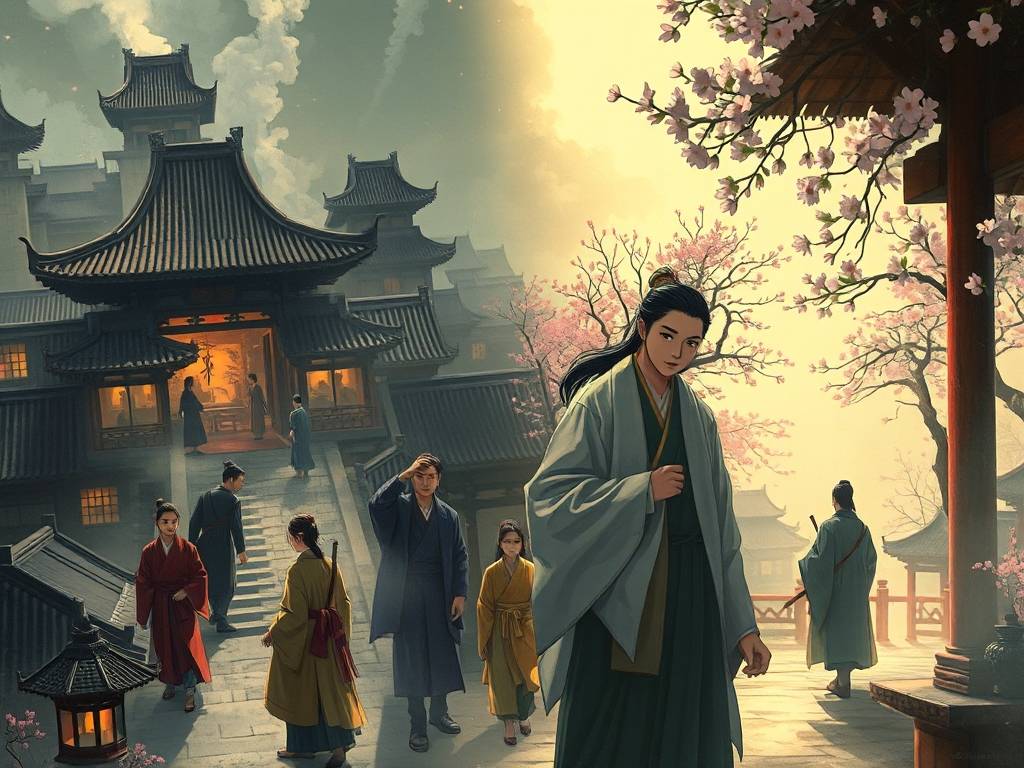 金枝欲孽与天龙八部，权谋江湖与私服世界的双重镜像