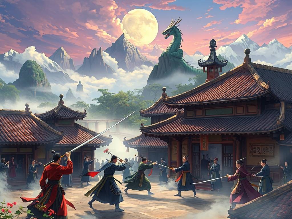 龙门客栈与SF天龙八部，武侠世界的现实与幻想交织  第4张