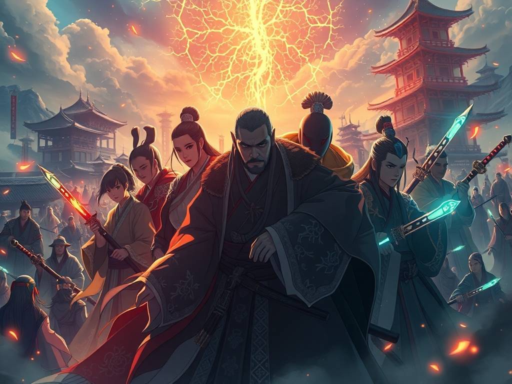SF天龙八部十大家族风云录，虚拟江湖的权力博弈与情感羁绊  第2张
