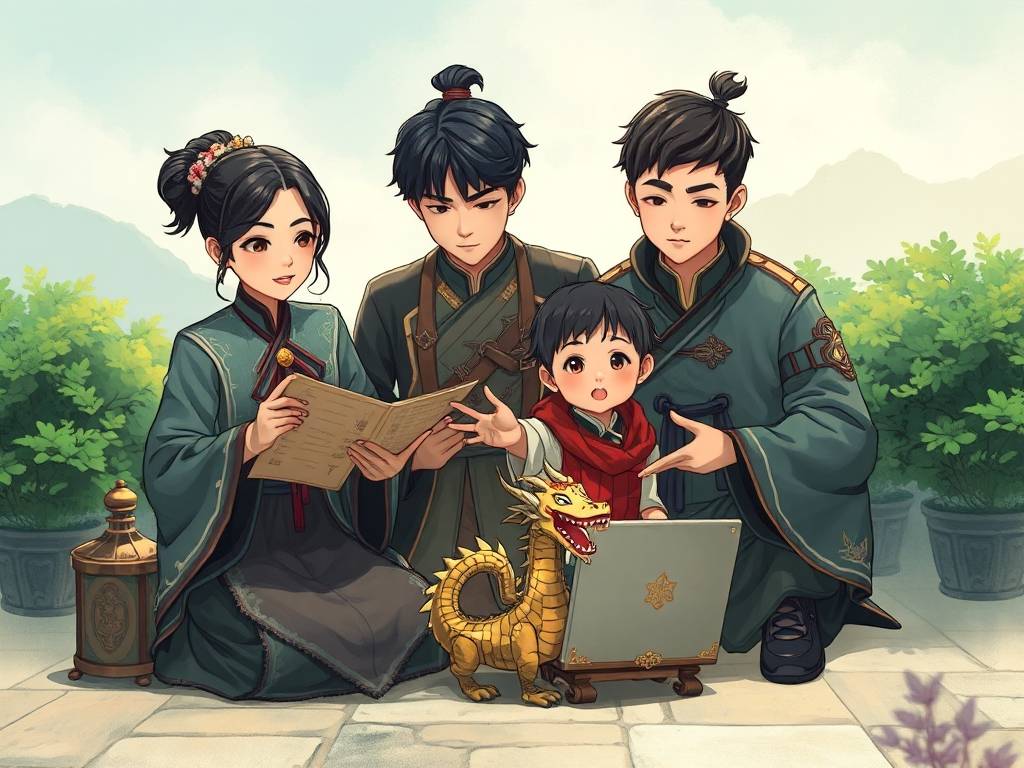 天龙八部私服QQ千人群，游戏江湖的另一面  第2张