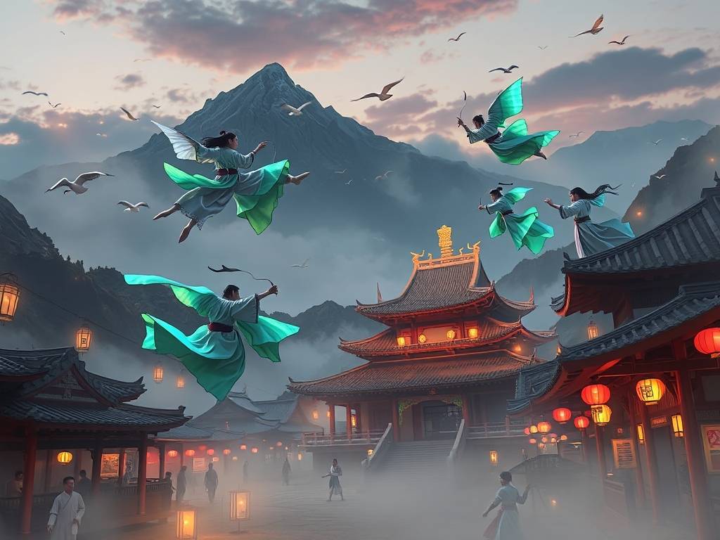 天龙八部SF，虚拟江湖中的武侠梦与现实反思  第2张