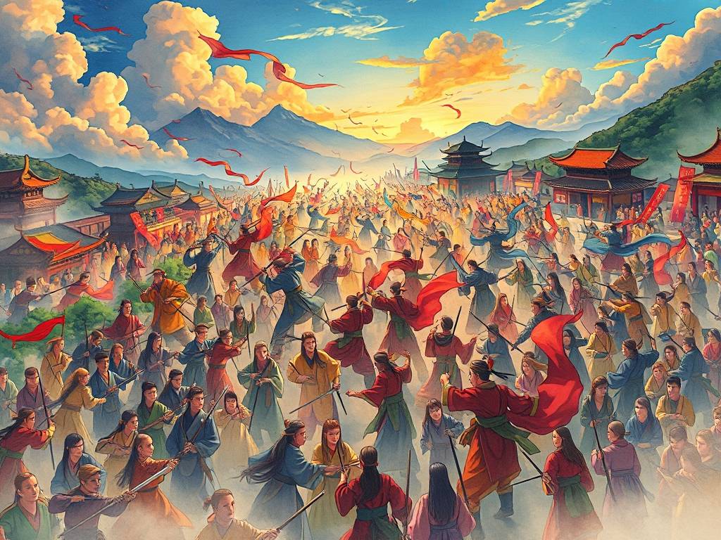 天龙八部SF，万人同服的热闹江湖，好玩人多的武侠世界  第2张