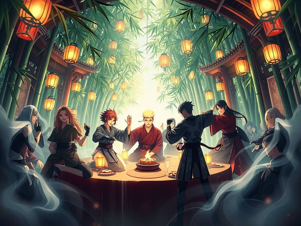 火影天龙八部私服，当忍者遇上武侠，跨次元的游戏狂欢  第4张