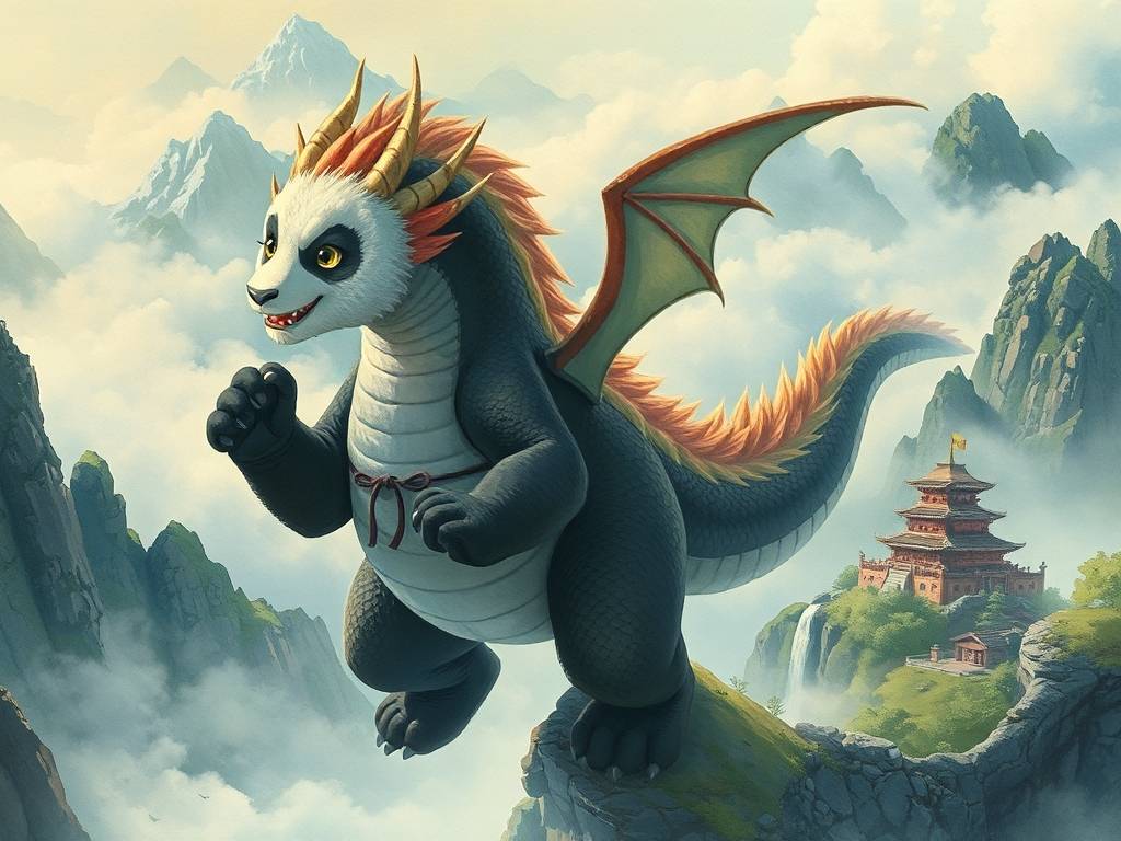 熊猫天龙八部SF，当国宝遇上武侠传奇的奇幻冒险  第4张