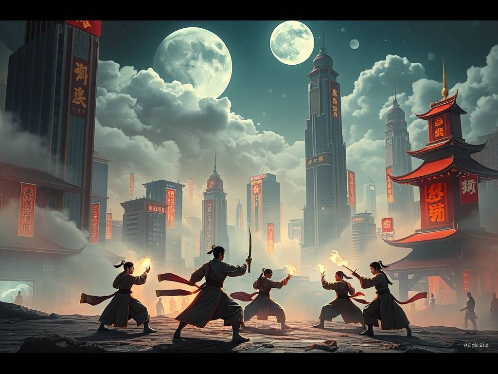 幻影天龙八部SF，虚拟江湖中的武侠梦与现实思考