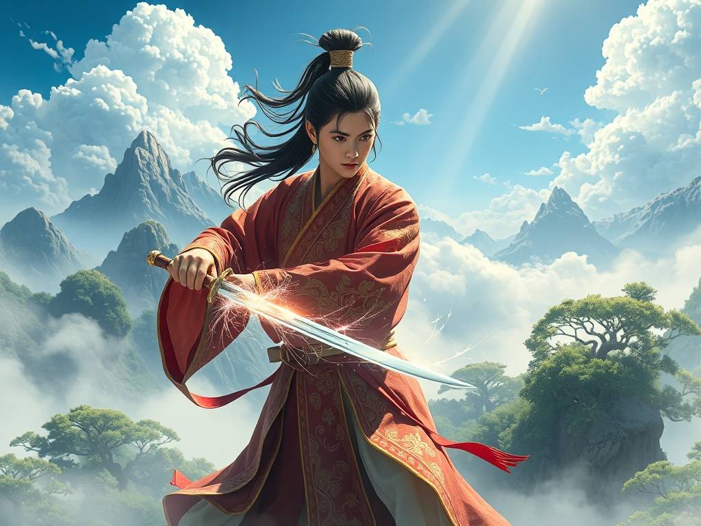 飞剑问道天龙八部私服，虚拟江湖中的剑侠传奇  第2张